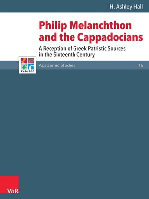 cover image of Philip Melanchthon and the Cappadocians